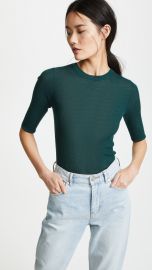 Vince Ribbed Sweater Tee at Shopbop